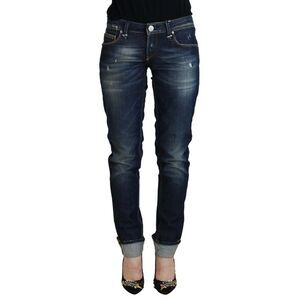 Acht Blue Cotton Slim Fit Women Casual Denim Women's Jeans
